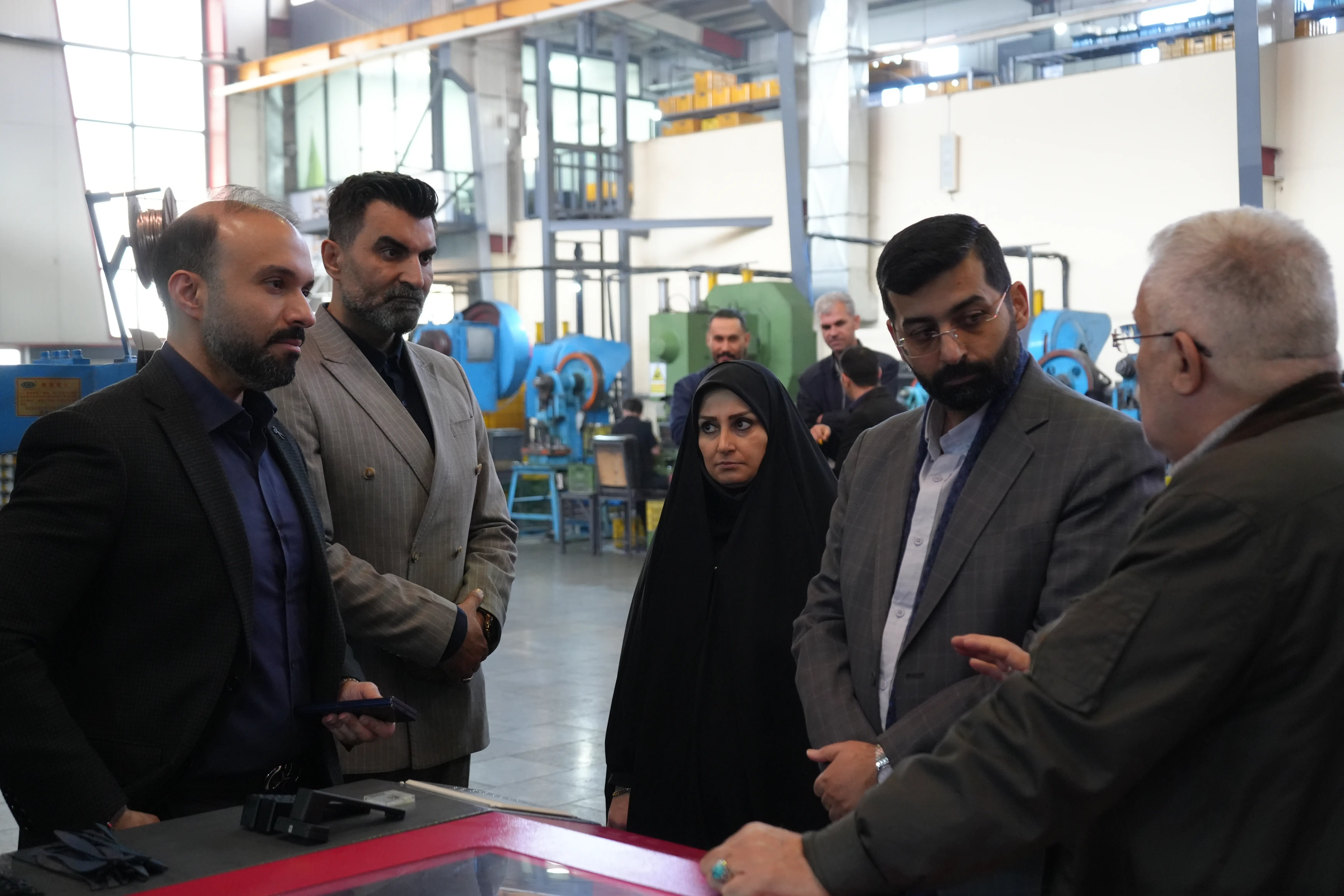 بازدید دکتر اسکویی رئیس پارک علم و فناوری آذربایجان شرقی